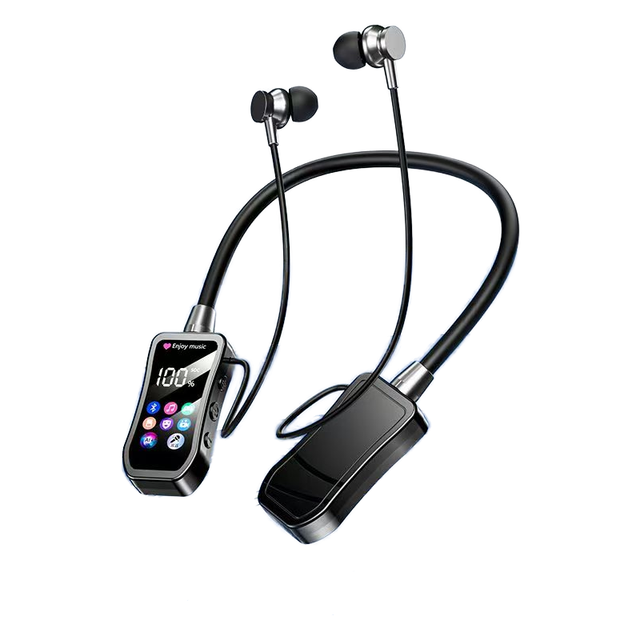 Colorful Digital Display for 5.4 JL Super Bass Stereo Wireless IPX4 Waterproof In-Ear Sports Headphones TF Card Slot