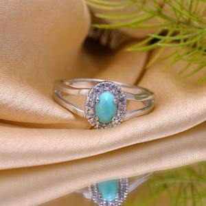 Anillo de plata esterlina para mujer, regalo de boda/compromiso/Fiesta, precio al por mayor - Product Image 2