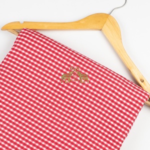 Nouvel arrivage : Tissu doux 100 % coton imprimé à la main au bloc, motif à carreaux carrés, idéal pour la confection de vêtements d'été - Product Image 4