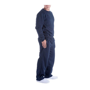 Pantalon de jogging évasé lavé personnalisé pour hommes avec patchwork ceinture élastique pantalon de survêtement empilé décontracté en éponge française OEM en gros - Product Image 5