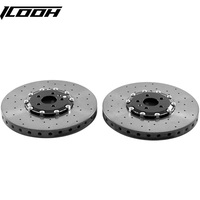 ICOOH Gen 2 Cakram Rem Keramik Karbon 420mm Cocok untuk Roda 17/18-inci Pengganti Audi VW Cayenne