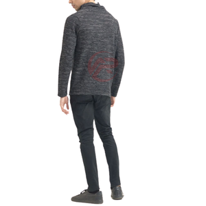 Sweat-shirt en molleton doublé 100 % coton biologique de qualité supérieure pour homme, grande taille, écologique, anti-plis, tricoté, motif uni - Product Image 6