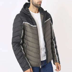 เสื้อแจ็กเก็ตขนเป็ดสำหรับผู้ชายเสื้อสไตล์สตรีทแวร์พร้อมโลโก้ด้านหน้ากันลมและลำลองสำหรับ2025 - Product Image 5