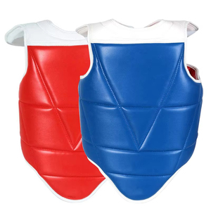 Protection corporelle de boxe professionnelle de haute qualité sur mesure, équipement sportif d'arts martiaux, protège-poitrine de boxe pour adultes - Product Image 1