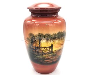 โกศเผาศพมนุษย์ขนาดเต็มมีชื่อประตูสวรรค์สำหรับขี้เถ้ามนุษย์ - Product Image 1