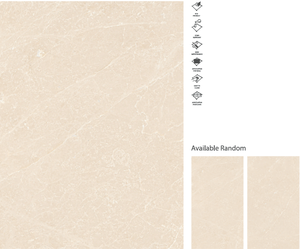 Libero Ivoire en dalles de porcelaine 800x1600mm dans les murs et le sol à surface polie pour l'intérieur Carrelage vitrifié de meilleure qualité - Product Image 5