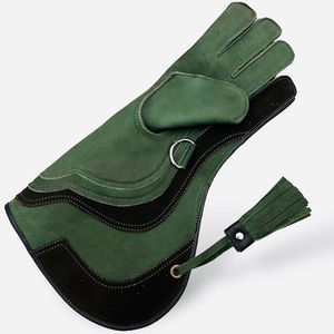 Nuevos guantes de equipo de caza de mejor seguridad en tarifa barata Recién llegado Guantes de entrenamiento de cetrería de baja MOQ de calidad superior hechos en cuero - Product Image 3