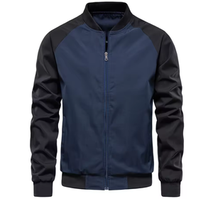 2024 veste de vol d'hiver pour hommes de haute qualité respirant Satin tricoté High Street Style Bomber Light XL conception personnalisée Logo OEM - Product Image 1