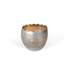Portavelas Grande Decorativo para el Hogar, Más Vendido, Hecho a Mano, Personalizado, de Hierro Recubierto de Latón Antiguo, Impermeable, para Diwali - Product Image 3