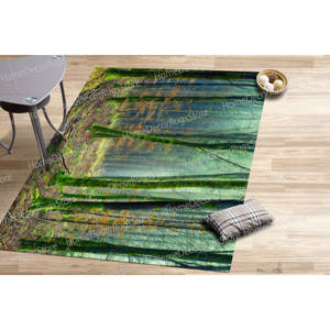 Tapis imprimé paysage - Fin, en chenille, personnalisé, entrée, grand, vue, petit, tapis fin non tissé - Product Image 4