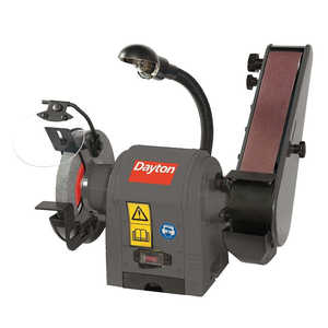 Amoladora Combinada Industrial Eléctrica de Banda y Banco para Pulir, con Fuente de Alimentación Eléctrica - Product Image 2