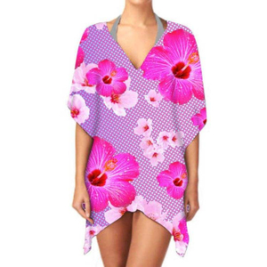 Acheter Robe tunique caftan courte à la mode pour les femmes, parfaite pour les vêtements de plage décontractés et les tenues élégantes - Product Image 3