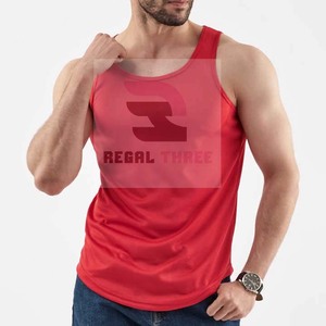 Camiseta sin mangas para hombre personalizada, ropa de gimnasio transpirable con estilo informal para hombre - Product Image 3