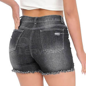 Customized Lightweight <b>Women</b> <b>Jeans</b> Shorts Comfortable Breathable Casual Wear <b>Jeans</b> Shorts For <b>Women</b> - Product Image 3