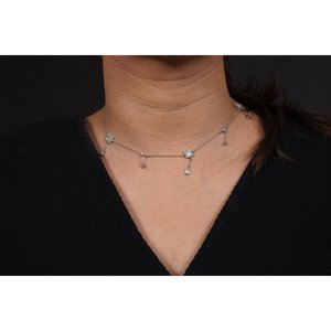 COLLAR DE CRISTAL MIA EN PLATA DE 925 SILVERINGS - Product Image 2