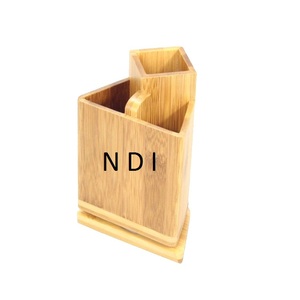 Crayon de stylo de qualité standard de style unique ou autre stockage d'article de papeterie support en bois porte-stylo de bureau - Product Image 6