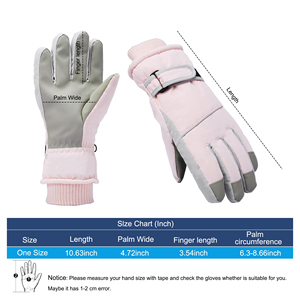 Wholesale Price Made in Best <b>Material</b> SKI & Snowboard Gloves Light Weight Comfortable Fit Full Finger SKI & Snowboard Gloves - Product Image 6