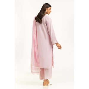 Conjunto de 3 Piezas de Traje Bordado en Tela de Algodón Suizo para Primavera/Verano IPSTD-44732 - Product Image 2