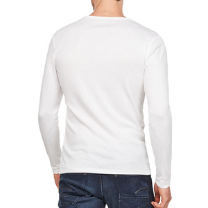 2023 dernière conception hommes doux tricoté T-Shirts haut tendance Street Wear léger Compression respirant haut formel élégant - Product Image 2