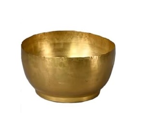 Modern Metal Fruit Serving <b>Bowl</b> for Home Hotel and Kitchen Decor Dinnerware Silver Aluminum Metal <b>Bowl</b> Customized for Sale - Product Image 1