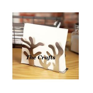 Servilletero de acero inoxidable de color plateado con soporte de papel tisú de la más alta calidad para accesorios de mesa - Product Image 5