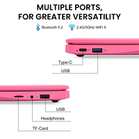 Nouvel ordinateur portable Android 13 EMMC pas cher de 10,1 pouces, Allwinner A523, 4 Go de RAM, 128 Go, écran IPS, batterie 5000 mAh, pour étudiants, école, éducation