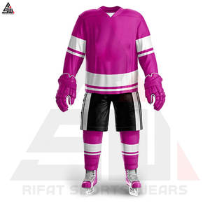 Nouveau Style Formation Hockey Sur Glace Uniforme Équipe Porter Des Vêtements De Sport 100% Polyester Sans Couture À Séchage Rapide Meilleure Vente Ensembles - Product Image 4