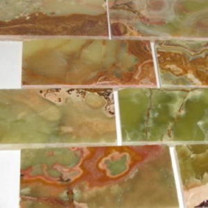 Azulejo pulido de ónix verde múltiple, azulejos de piedra de ónix, azulejos de ónix vintage - Product Image 1