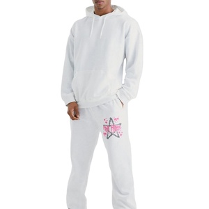 <b>Men</b> Streetwear Custom Casual Durable Printed Tracksuit <b>Pullover</b> Oversized Hooded For Casual Outdoor Jogging Wear Tracksuits - Product Image 1