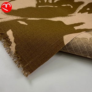 Britisches Wüsten-Tarnstoffgewebe aus TC-Polyester-Baumwolle, Wasserdicht, Infrarot-Schutz, Ripstop für Taktische Kleidung - Product Image 2