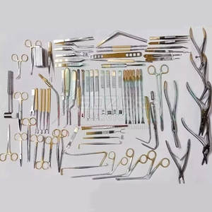Kit de instrumentos quirúrgicos de rinoplastia de acero inoxidable reutilizable, instrumentos duraderos finos ligeros y ecológicos - Product Image 1