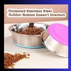 2025 Top Selling Item Pet <b>Bowls</b> & Feeders with Stainless Steel Metal <b>Bowl</b> Latest Designed Pet <b>Bowl</b> for Sale by Exporters - Product Image 4