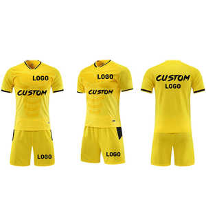 Usine Hommes Maillots De Football Ensemble Maillots De Football Vierge OEM De Football Uniformes De Football Vêtements De Football En Gros Sublimation Plain Print - Product Image 6