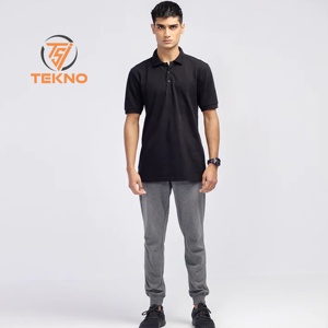 Venta al por mayor de alta calidad 100% algodón diseñadores Polo camisetas de talla grande para hombres Polo camisas para hombres con estilo personalizado bordado - Product Image 2