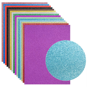 Papier cartonné pailleté 250 g/m² en gros, 8,5x11 pouces, <span class=keywords><strong>carton</strong></span> brillant coloré personnalisé pour scrapbooking, artisanat, décoration de mariage - Product Image 2