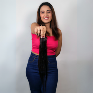 Extensiones de Cabello Hairarchy, Cabello Indio 100% Remy, Extensiones de Cabello Invisibles, Mezcla Natural, Fácil Volumen - Product Image 2