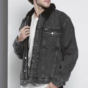 Veste en jean pour hommes fabriquée à Sialkot livraison rapide emballage personnalisé vente en gros prix veste en jean hip hop vintage vieilli - Product Image 1