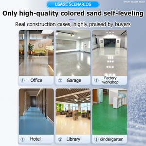 <span class=keywords><strong>Peinture</strong></span> époxy pour sols <span class=keywords><strong>effet</strong></span> marbre brillant, revêtement imperméable, sable coloré époxy, <span class=keywords><strong>peinture</strong></span> pour sols auto-nivelante pour sols en <span class=keywords><strong>béton</strong></span> - Product Image 5