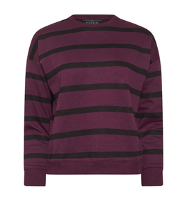 OEM sudaderas de gran tamaño de cuello redondo bordado letras sueltas hombro caído manga larga personalizado mujeres algodón pulóveres sudadera - Product Image 5