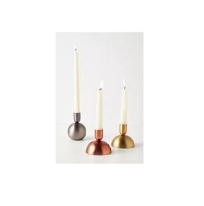 Portavelas de aluminio con soporte de oro innovador antiguo para decoración del hogar y bodas - Product Image 3