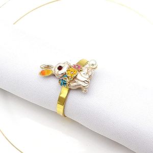 Luxury Metal <b>Easter</b> <b>Napkin</b> Ring Touch to Dinner Parties High Quality Perfect Table Decoration Impress Your Guests - Product Image 5