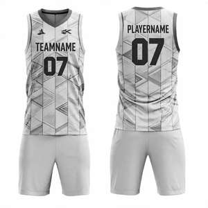 Ensemble Maillot et Short de Basketball Personnalisé Dernière Conception Séchage Rapide pour Hommes – Vêtements de Sport Actifs – Vente en Gros Usine 2026 - Product Image 2