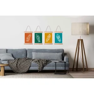 Sustainable Metal <b>Frame</b> Bamboo Hangoo Merchandising Display - Product Image 3