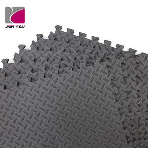 UKAS Approved 60x60cm Anti-Slip Leaf Tiles 10mm EVA <b>Foam</b> Mats for Commercial Fitness Studio ASTM EN71 Protective Flooring - Product Image 6