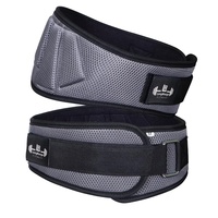 Ceinture de musculation réglable en néoprène et nylon avec soutien dorsal antidérapant unisexe