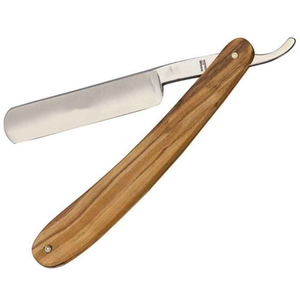 Maquinilla de afeitar profesional para peluquero, recubrimiento en polvo negro, hoja única alemana de acero inoxidable, calidad de grado A + para uso facial y corporal - Product Image 3