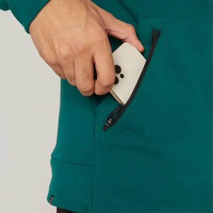 Estilo de lujo Ropa al aire libre Diseño básico Hombres Sudadera con capucha Manga larga Algodón básico Mezclado Clima fresco Sudadera con capucha para hombres - Product Image 5