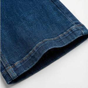 Jeans de Tiro Alto con Corte de Campana, Color Personalizado, Mezclilla Elástica, Ajuste Delgado, Bolsillos Delanteros con Parches, Jeans de Mujer a la Moda, Estilo Vintage - Product Image 6