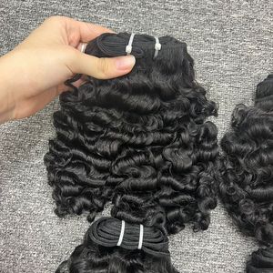 Cheveux birmans bouclés dans la trame, cheveux 100% humains, cheveux bruts un donneur - Product Image 3