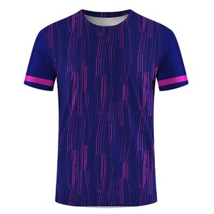 Camiseta Deportiva de Manga Corta de Secado Rápido para Hombre con Estampado, Cuello Redondo, Tejido de Poliéster, Corte Regular - Product Image 4